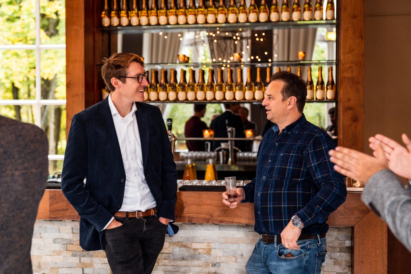 Colin Groos op het podium — Masters Expo